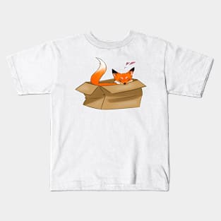 Fox in a Box Kids T-Shirt